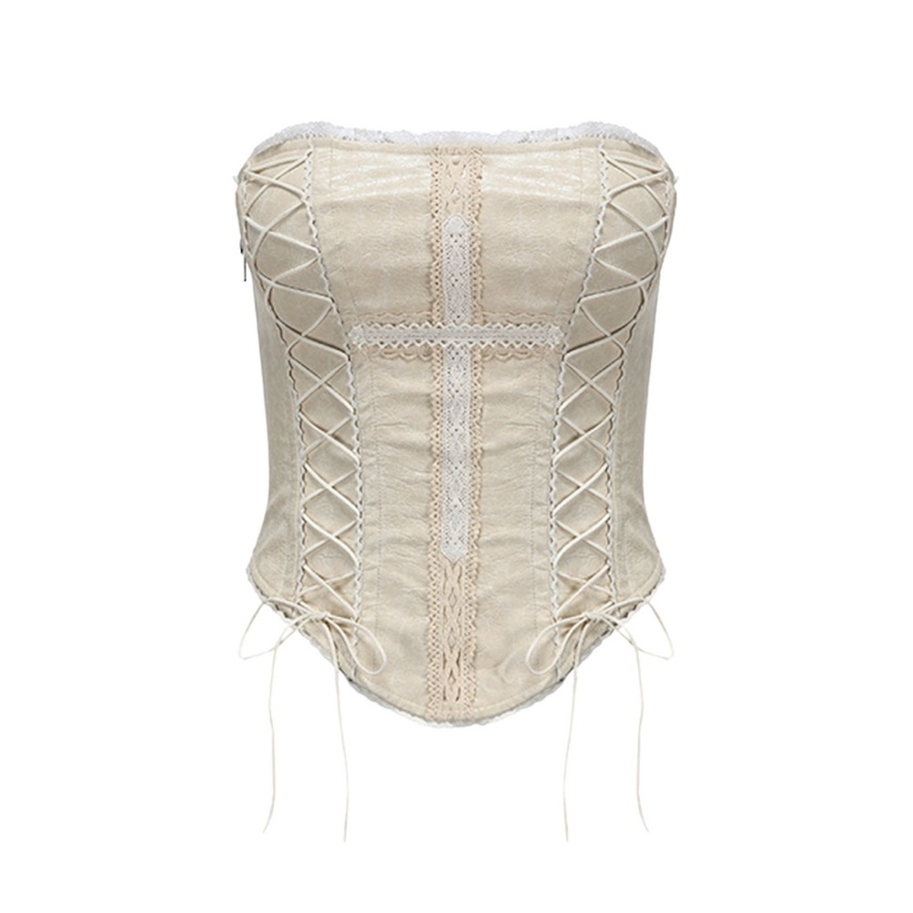 Off-White Corset Vintage Charm Intricate Lacing